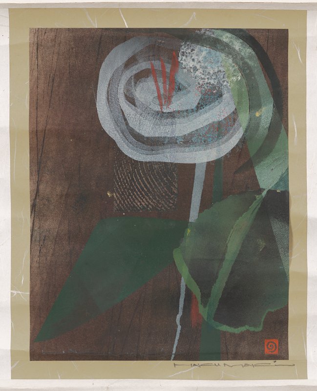 Title unknown [Abstract flower], Maki Haku, 1950s–1960s