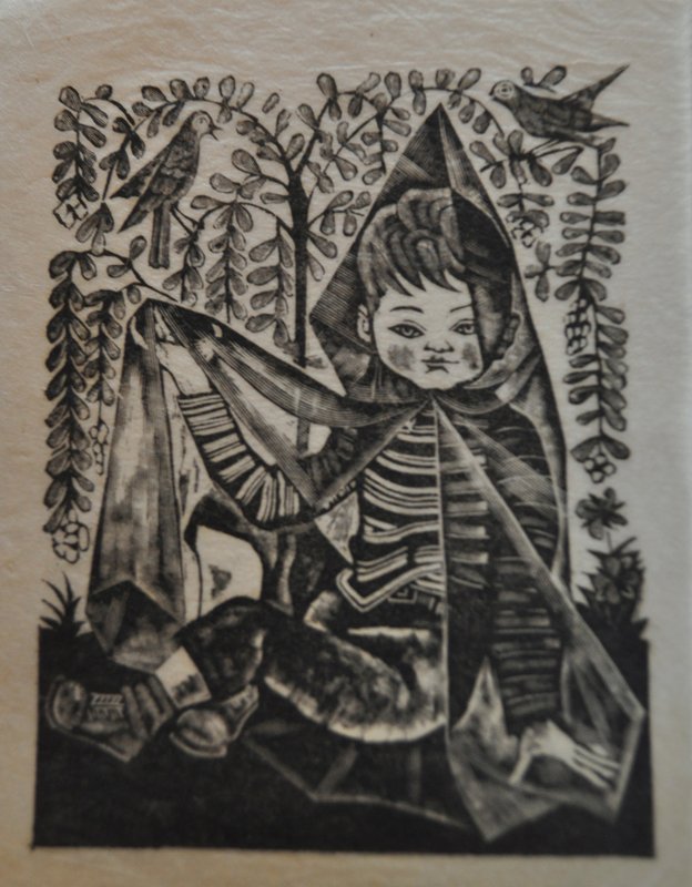Page from the book Strange Tales of Matasaburō, Sekino Jun'ichirō, 1952