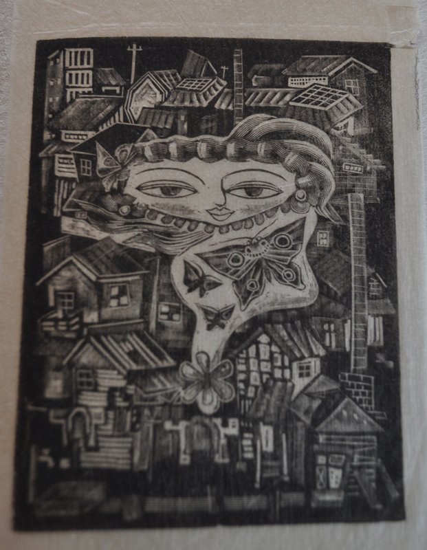 Page from the book Strange Tales of Matasaburō, Sekino Jun'ichirō, 1952