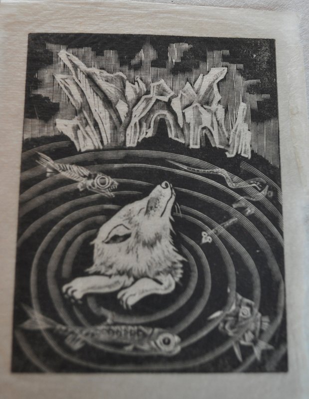 Page from the book Strange Tales of Matasaburō, Sekino Jun'ichirō, 1952