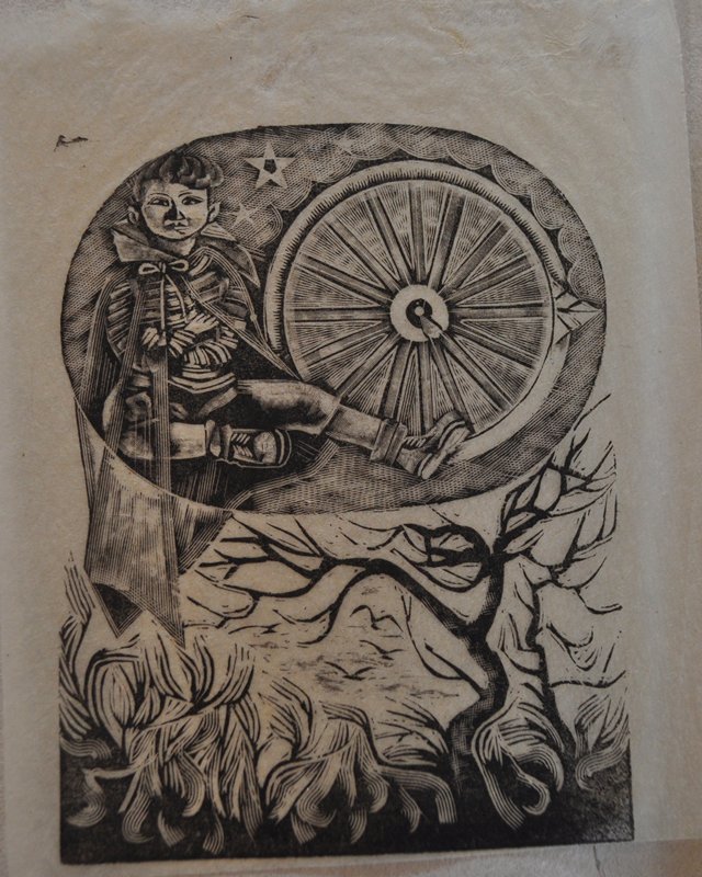 Page from the book Strange Tales of Matasaburō, Sekino Jun'ichirō, 1952