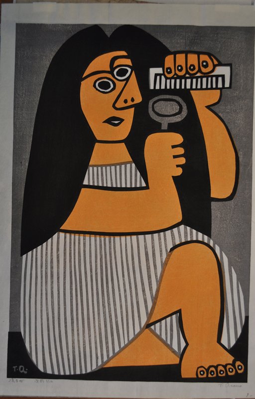 Woman Combing Her Hair, Asano Takeji, 2nd half 1960s