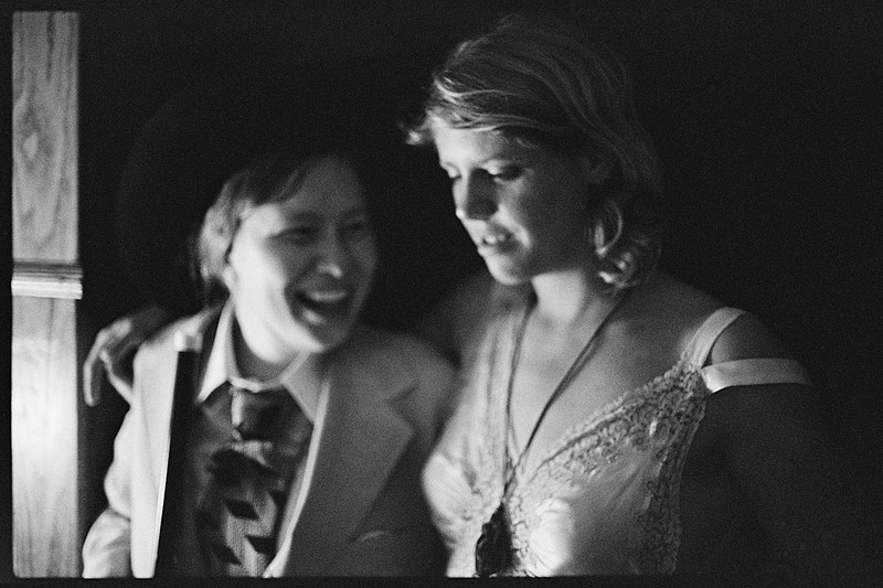 Meadow Muska and Robin Deeming, Playful at Piss Elegant Dyke Potluck, Meadow Muska, 1974–75