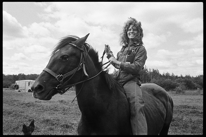 Horse and Joy, Two Harbors, MN, Meadow Muska, 1980