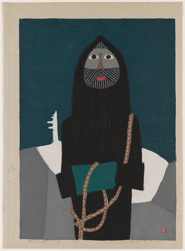 Mountainman in Winter, Azechi Umetarō, 1955