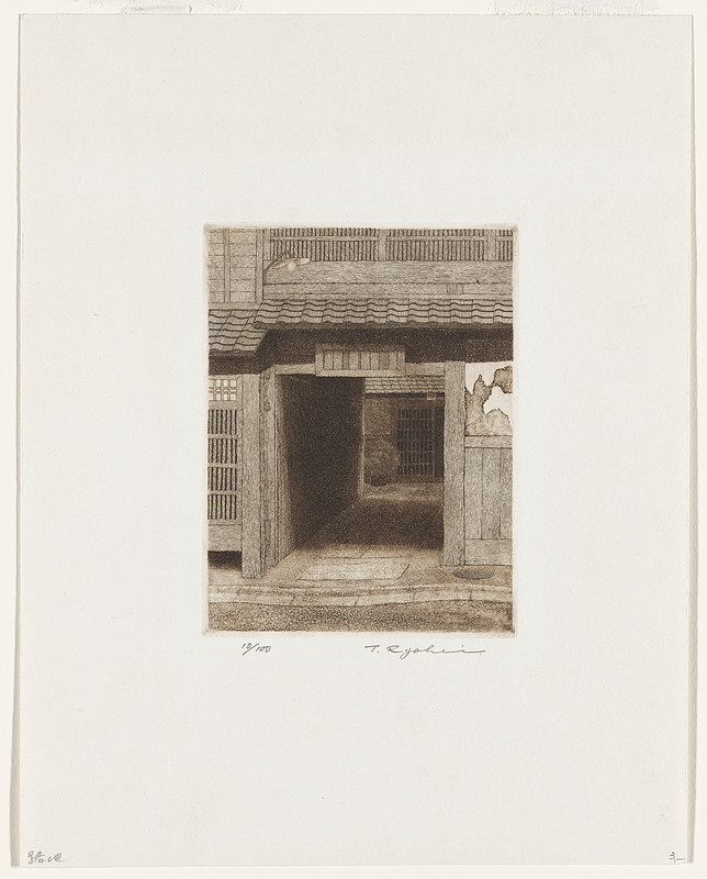 An alley, Tanaka Ryōhei, 1970