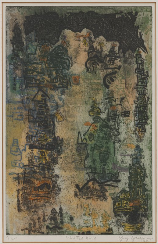 Inhabited World, Ynez Johnston, 1962