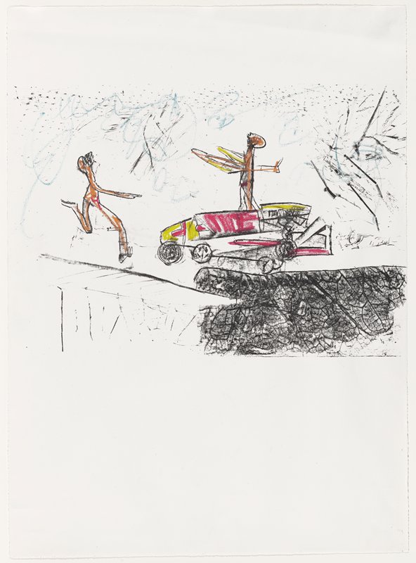 Untitled plate from Minded Mind portfolio, Роберто Себастьян Матта, 1966