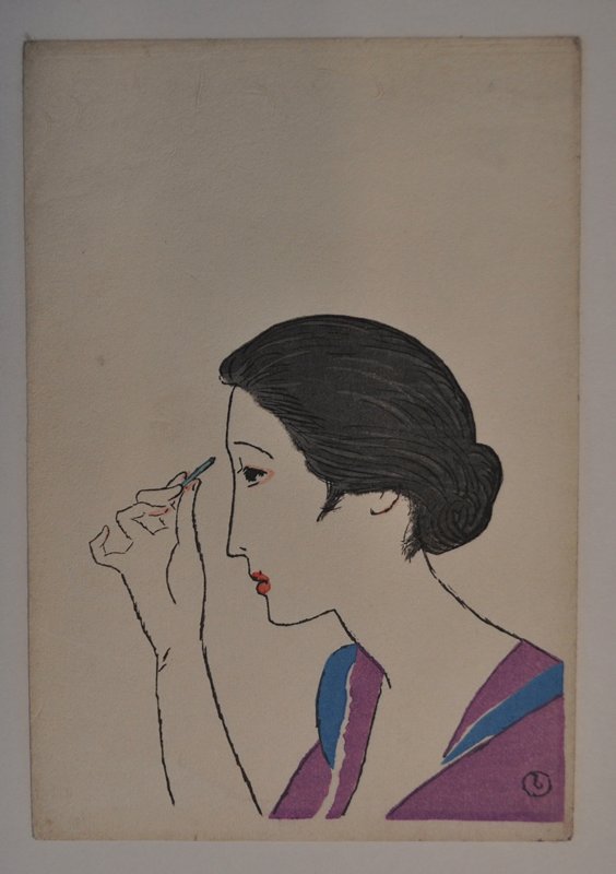 Design for the songlet Dream woman, Юмедзи Такехиса, ок. 1930