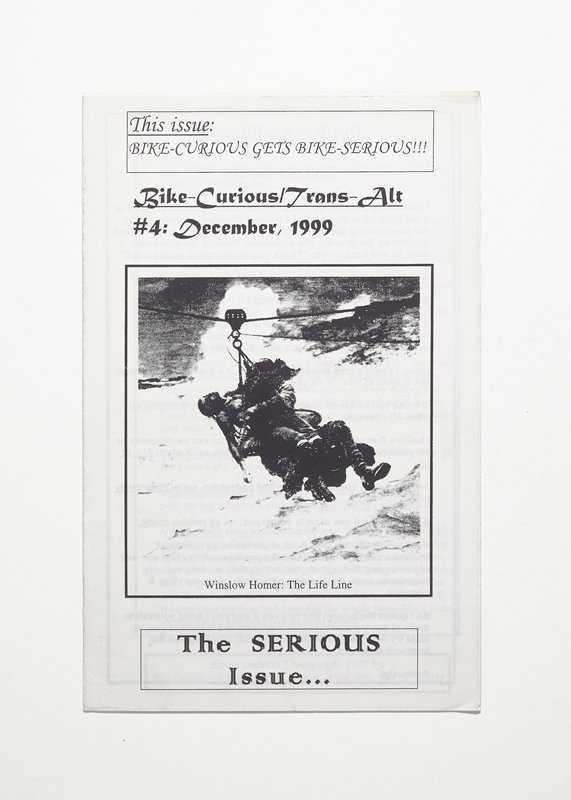 Bike-Curious/Trans-Alt, no. 4: The SERIOUS Issue, Kent, December 1999