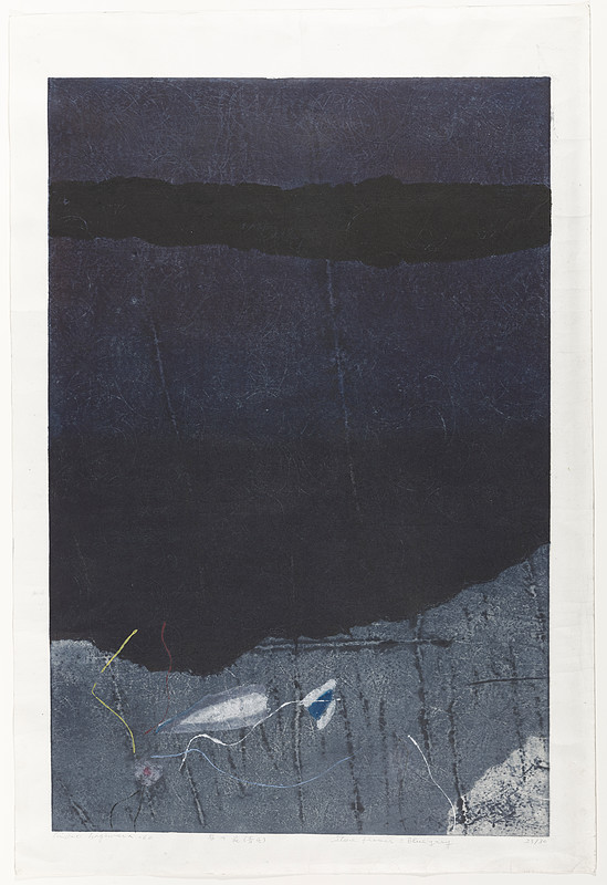 Stone Flower: Blue, Grey, Hagiwara Hideo, 1960