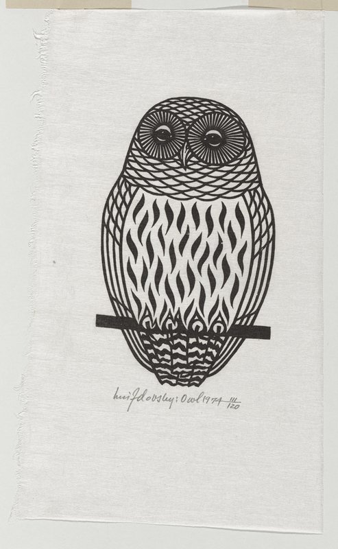 Owl, Jacques Hnizdovsky, 1974