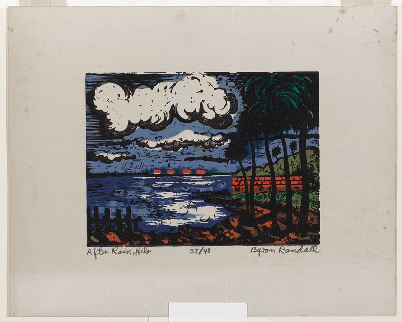 After Rain, Hilo, Byron Randall, 1949