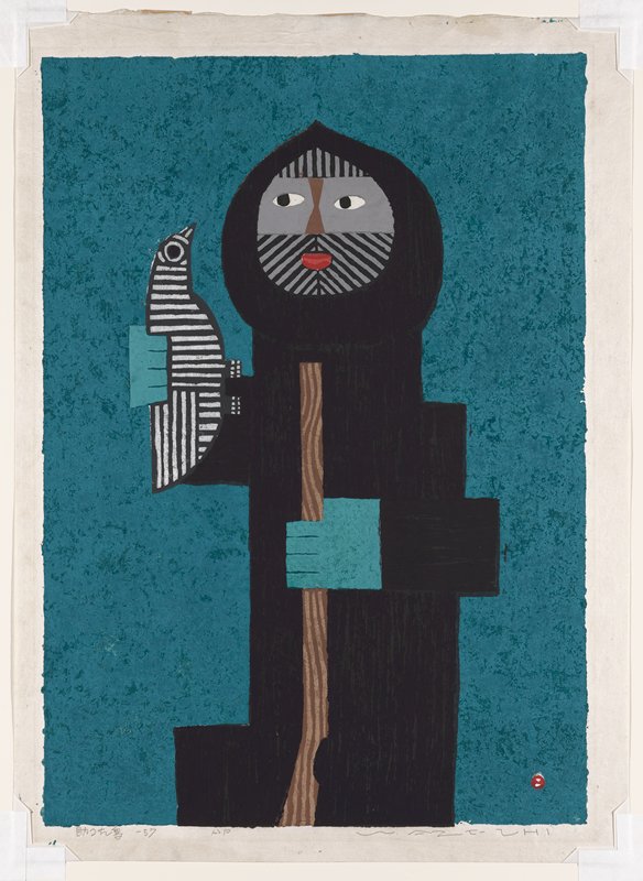 Rescued Bird, Azechi Umetarō, 1957