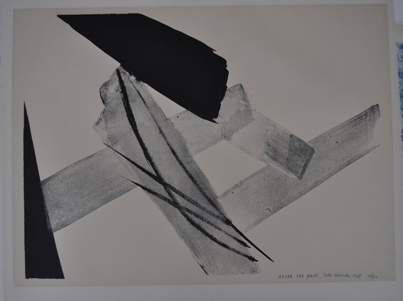 Title unknown [Abstract image with lines], Shinoda Tōkō, 1968