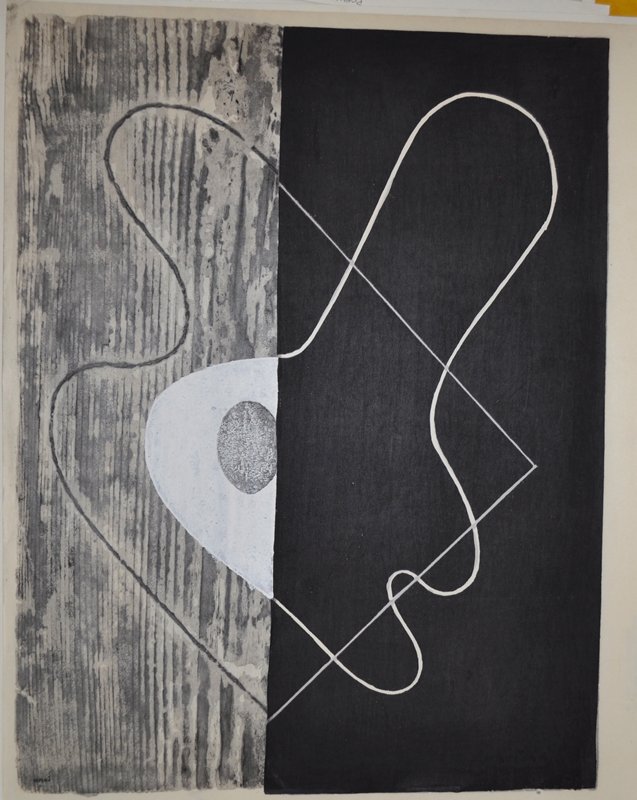 Past, Onchi Kōshirō, 1950