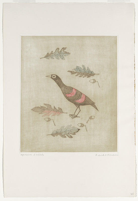 L'Oiseau et les glands (Bird and acorns), Minami Keiko, 1962
