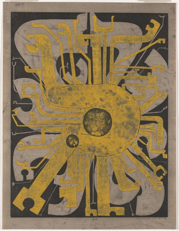 Assemblage (Yellow), Amano Kazumi, October 1962