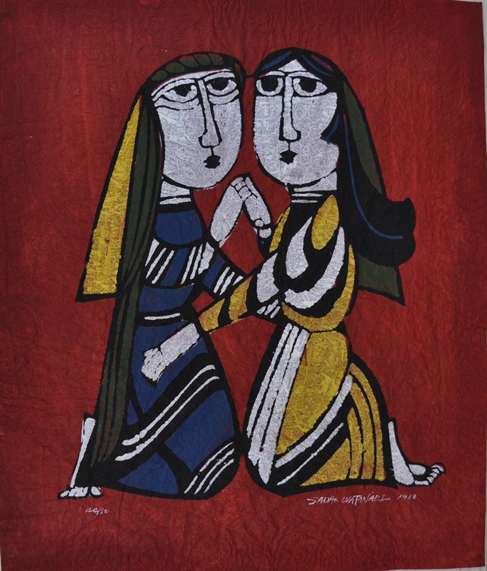 Mary and Elisabeth, Watanabe Sadao, 1968