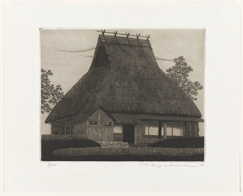 Thatched roof No. 13, Tanaka Ryōhei, 1972