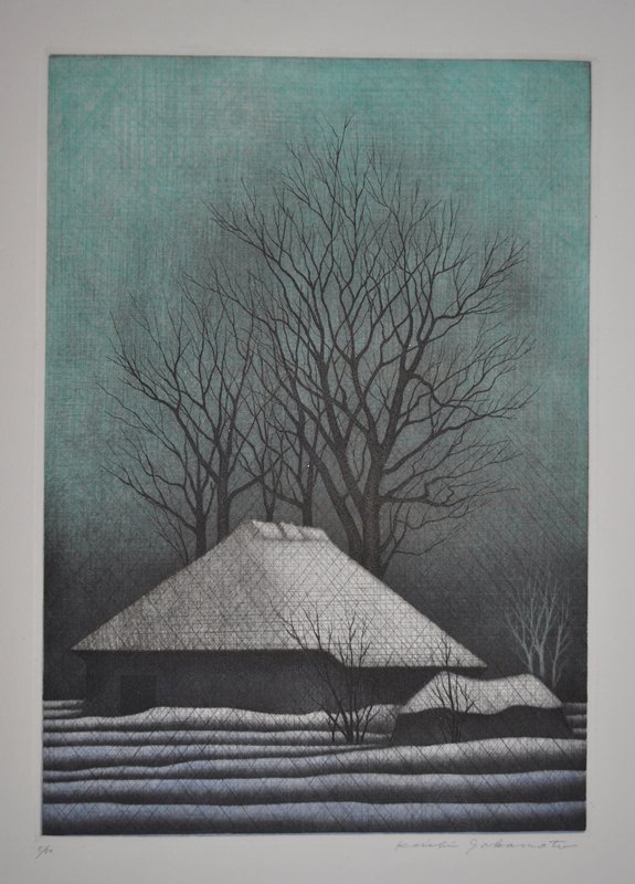 [snow covered building], Sakamoto Kōichi, 20th century