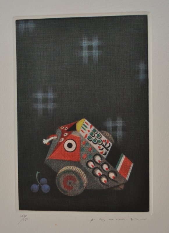 Quail cart, Shimizu Atsushi, second half 20th century