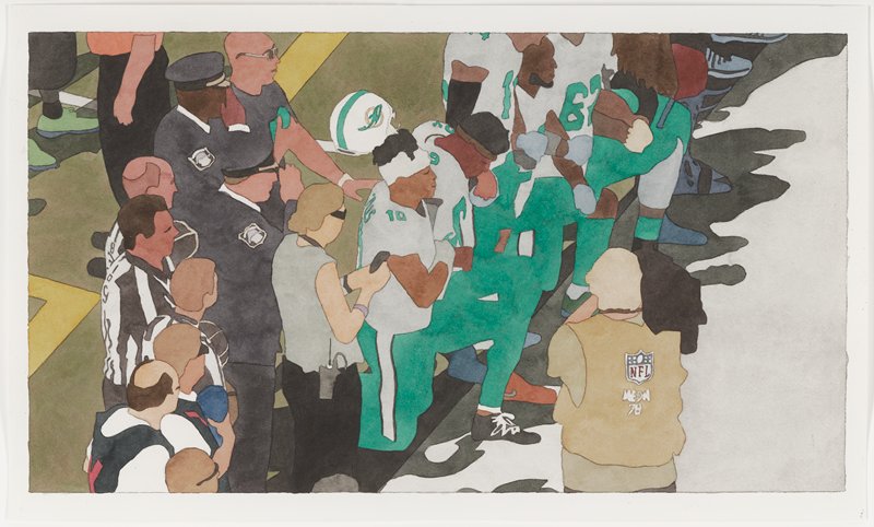National Anthem (Miami Dolphins), Kota Ezawa, 2019