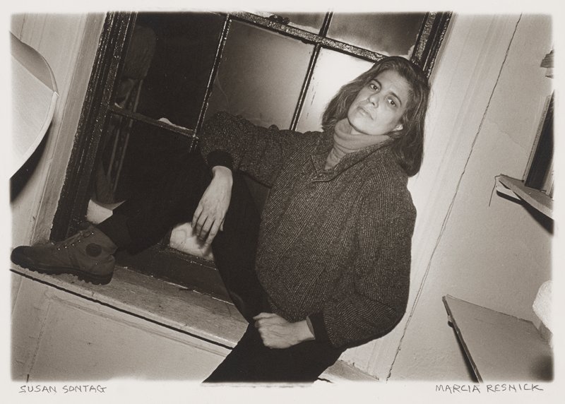 Susan Sontag, Marcia Resnick, 1978