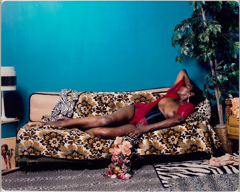 Madame Mama Bush, Mickalene Thomas, 2012