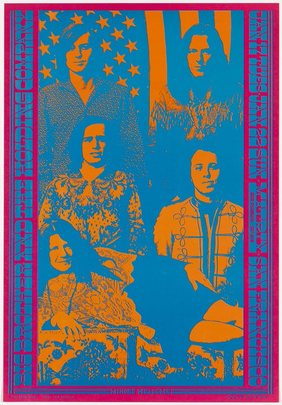 Big Brother and the Holding Company, January 17-22, The Matrix, Victor Moscoso, 1967