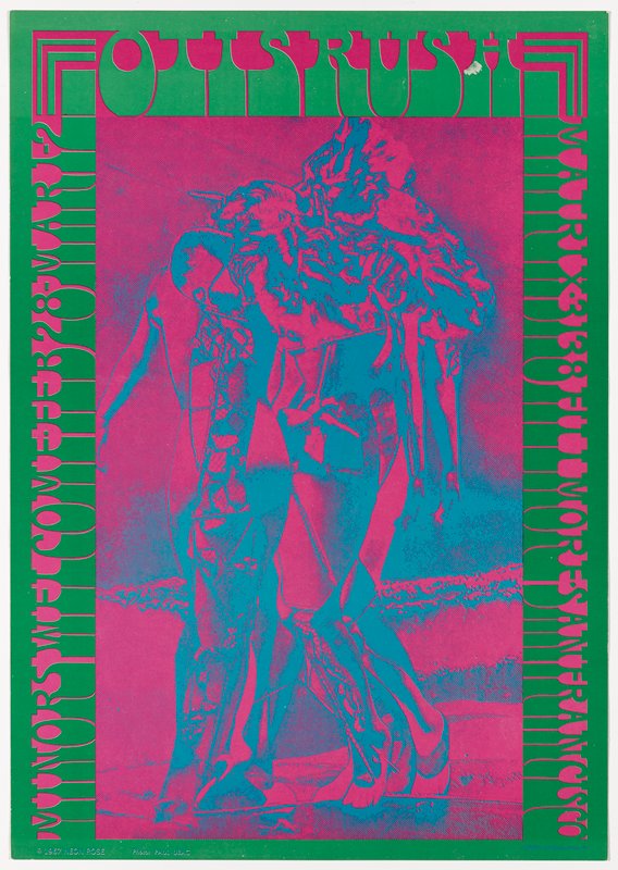 Otis Rush, February 28-March 2, The Matrix,, Victor Moscoso, 1967