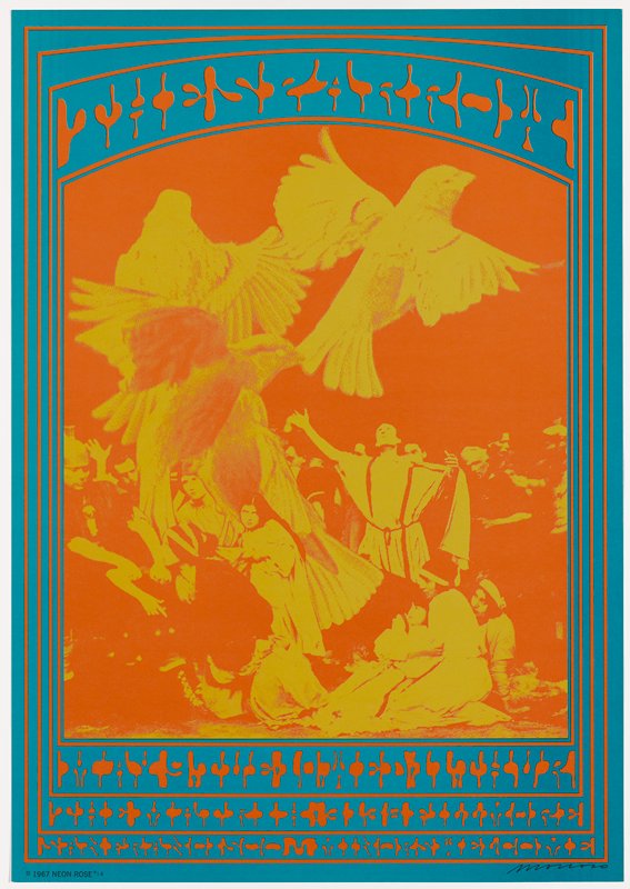The Sparrow, May 9-11, The Matrix, Victor Moscoso, 1967