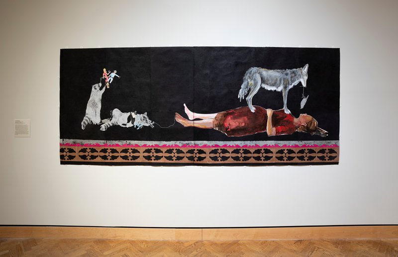 White Savior Complex, Julie Buffalohead, 2019