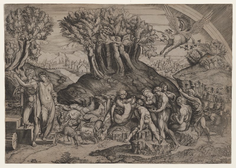 Parnassus Profaned, Master HFE, 1530–40