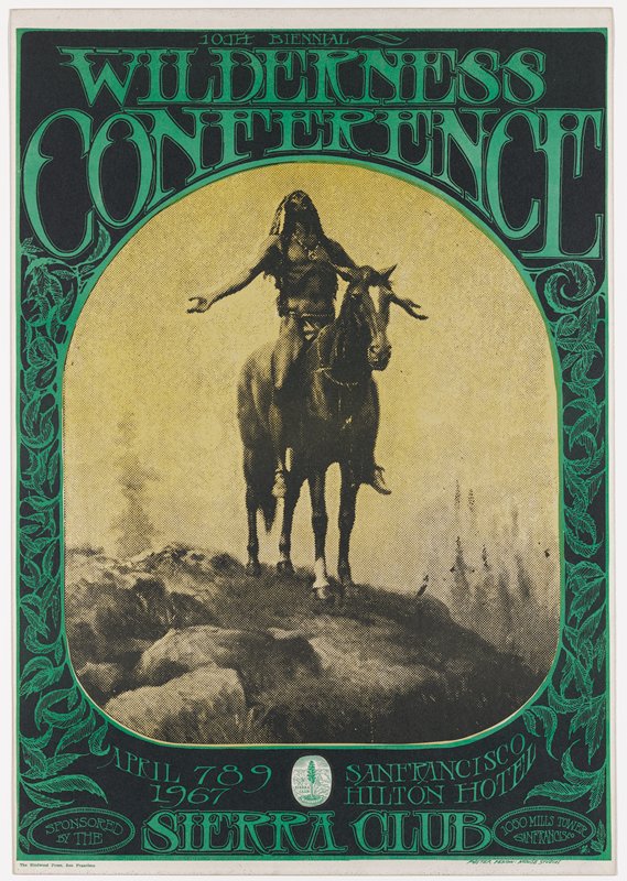 10th Biennial Wilderness Conference, Hilton Hotel, April 7-9, 1967, Mouse Studios, 1967