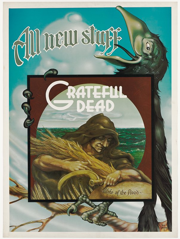 All New Stuff, Grateful Dead, Wake of the Flood, Rick Griffin, 1973