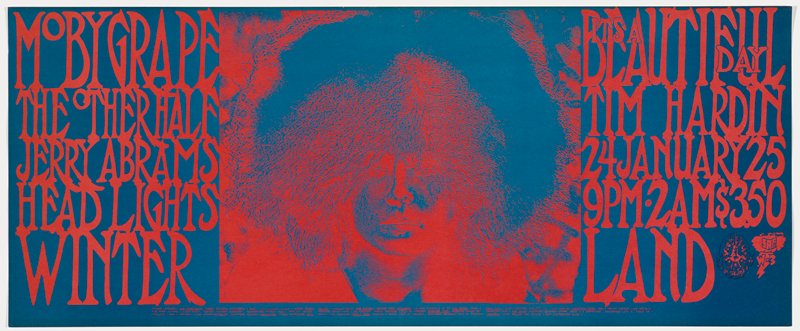 Moby Grape, The Other Half, It's a Beautiful Day, Tim Hardin, January 24-25, Winterland, San Andreas Fault, 1969