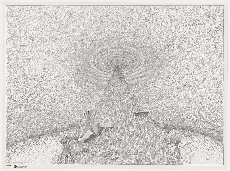 Emotional Hieroglyphic Studies, part #4-B, Peter Key Mack, 1966