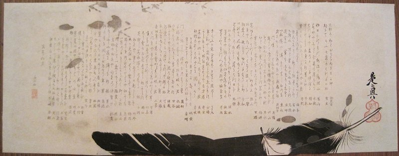 Bird's feathers, Shibata Zeshin, 19th century