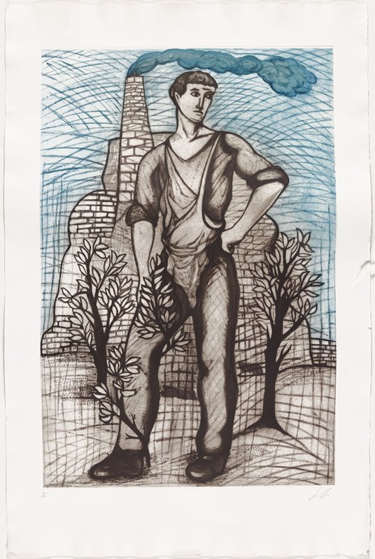 Factory Worker, Sandro Chia, 1989