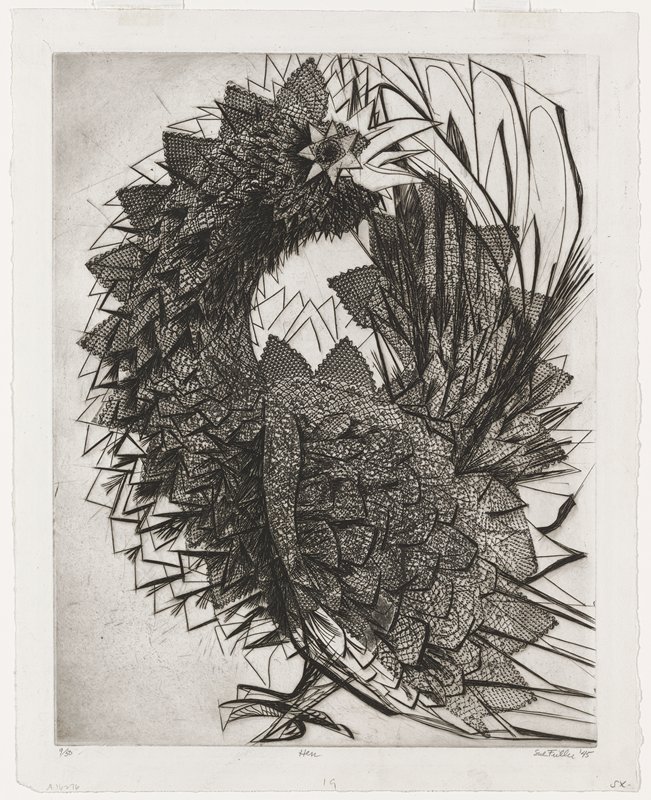 Hen, Sue Fuller, 1945