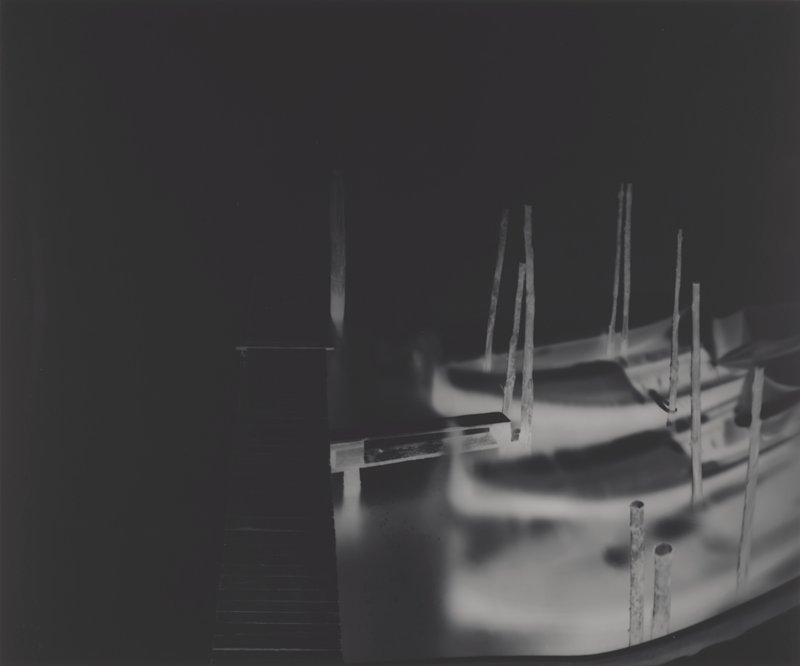 Gondolas, Corte Barozzi, Venice, December 13, 2005, Vera Lutter, 2005