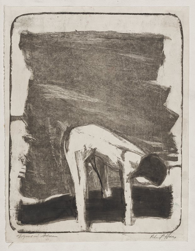 Figure in Water, Richard Haas, 1964