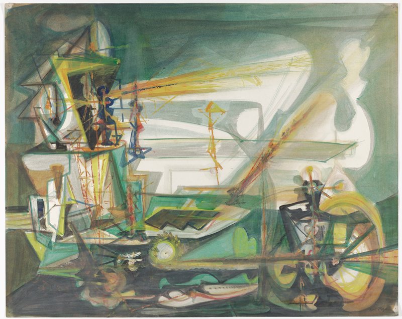 Space Platform, Boris Margo, c. 1947