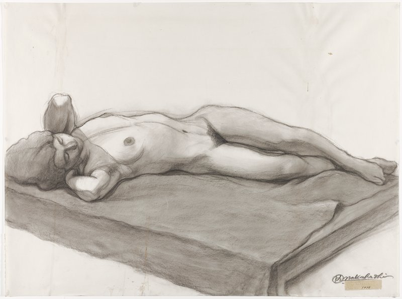 Reclining nude, Kenji Nakahashi, 1978