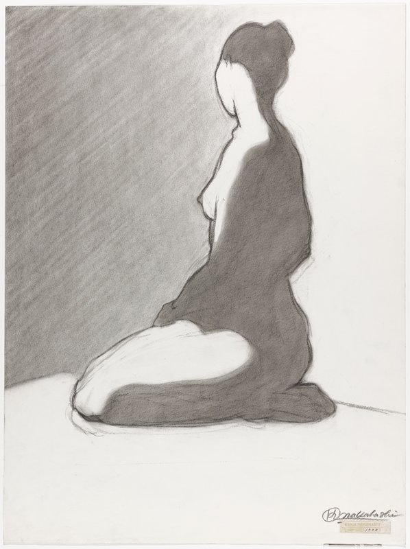 Seated nude, Kenji Nakahashi, 1978