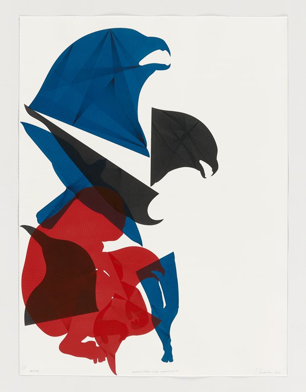Skeleton Images – Azar Compositions #1, Carlos Amorales, 2010