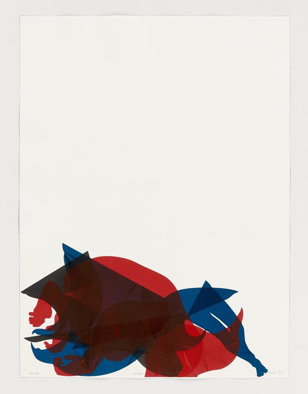 Skeleton Images – Azar Compositions #3, Carlos Amorales, 2010