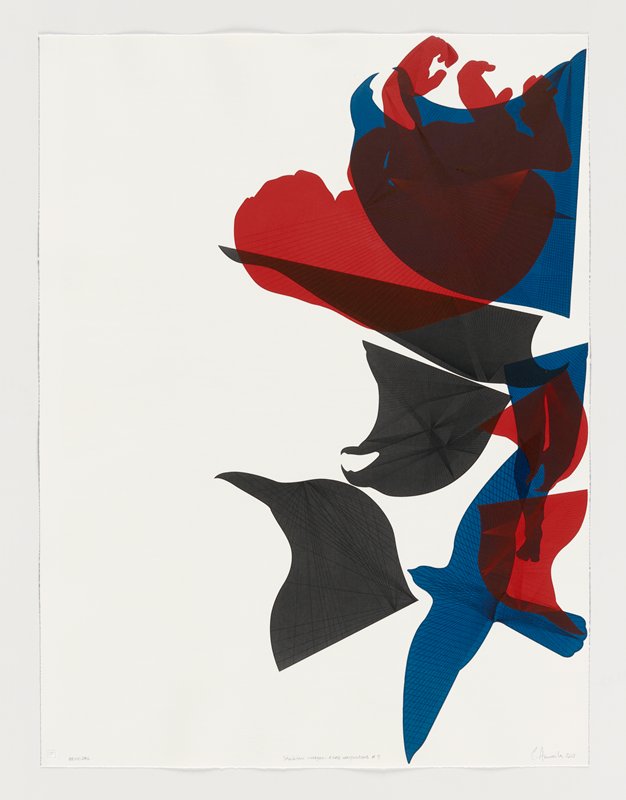 Skeleton Images – Azar Compositions #4, Carlos Amorales, 2010