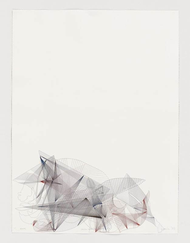 Skeleton Images – Azar Compositions #7, Carlos Amorales, 2010